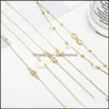 Anklets sieraden 5 pc's/set Sier Gold Beach Bracelet Hamsa Hand Infinity Love Heart Anklet Zomervakantie Voetketen Set Drop levering 2021 BA BA