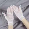 12 paires d'été gants de conduite résistants aux UV maille résille mitaines doigt complet filles dentelle gants de mode