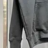 Sweats à capuche grande taille pour hommes Sweats col rond brodés et imprimés style polaire vêtements d'été avec rue pur coton 1d2r