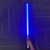 75 cm sabre laser RGB 7 couleurs changement poignée en métal Laser épée lourd duel son lumière Collision décoloration Cosplay accessoires 220809