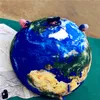 Blauwe aarde opblaasbare ballon ballonballontenplaneet
