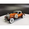 1:32 Simulation amerikanisches Luxusauto 1930 Packard Retro Classic Modell Metalldruckguss Spielzeuglegierung Fahrzeugsammlung Display 220329