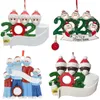 Decorações de Natal Personalizadas Tree Holding Pingents Pending Family Ornament Gre presentes natalel Navidad Y201020