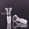 Bol en verre épais le moins cher pour narguilé 10mm 14mm 18mm bols d'entonnoir de couleur de joint mâle outil de pièce de tabac pour le tabac Bong huile Dab plate-forme brûlant la conduite d'eau