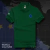 Polos masculinos União Europeia Unidos na diversidade EU EUR Camisas masculinas de manga curta Marcas estampadas para o país 2022 Algodão Nation Team 20 Masculino Masculino