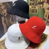 Fashion Kangol Kangaroo Embroidery Brand Fisherman Hat Dome Towel Women'S Bucket Hatt Panama Lady Cap Internet Celebrity Bob H220419