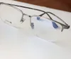 Märke Designer Optisk Glasögon Ram Fashion Retro Polygon Titanium Glasögon Ramar För Män Man Business Myopia Glasögon Hög Kvalitativt Glasögon Med Väska