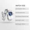 Zegarek zegarek dla kobiet węża kształt stali nierdzewnej Wodoodporna damska kwarcowa nadgarstka zegarki Top Luksus Diamond Small MuJerwristwat