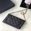 Designer - bolsas de ombro de luxo bolsa caviar feminina designer de couro real de alta qualidade simples pequena