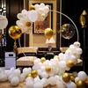 Party Decoration Metal Wedding Arch Frame Flowers Backdrop Stand Propose Marriage Birthday Balloon Background Circle Iron FrameParty