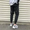 Ribbons Men Jogger Sweatpants Men's Cargo Pants Streetwear Hip Hop Casual Black Harem Pants Male Harajuku Fashion Trousers 220726