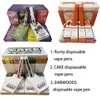 Prov f￶r olika eng￥ngsvapspennor E -cigaretter laddningsbart batteri Tom Vape Pen 1 ml f￶r￥ngare med f￶rpackning