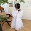 Robes d'été roses pour petites filles, tenue à gros nœud, vêtements de fête d'anniversaire pour enfants