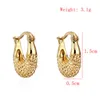 Hoop Huggie Korean Fashion Gold Silber Farbe kleiner Kreis Geometrischer runder kreolische Ohrringe für Frauen Mädchen Party Schmuck Oorbellen 2022Hoop