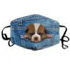 New European and American cowboy cat and dog face masks fashion dustproof anti-smog adult cotton