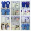 Винтажные бейсбольные майки из фильма Wears Stitched 17 KrisBryant 27 AddisonRussell Все сшитые имя Номер Away Дышащая спортивная распродажа Высококачественный трикотаж