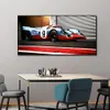 24 horas de Le Mans 917 RS Racing Car Poster Pintura de lona Imprimir Decoração de casa nórdica Imagem de arte de parede para sala de estar sem moldura