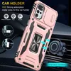 Shockproof Lens Protective Slider Door Mobile Phone cases Ring Holder Kickstand Combo For Motorola MOTO EDGE 30 PRO PLUS 2022 G POWER PURE Cover