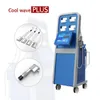 2 In 1 Shockwave Criolipolysis 4 Cool Pads Fat Freezing Cryo Slimming Machine Extracorporeal Pneumatic Shock Wave Therapy for Pain Relief