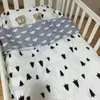 3pcs bed bedding مجموعة من Borns Star Pattern Kid Bed Bed Linen for Boy Cotton Crib Crib Bedding Cover Cover Pillocase Sheet 220531