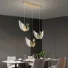 Nowa Nordic Restauracja Wisiorek Światła Luksusowe Wózki Wiszące Lampy Kreatywny Projekt Swan Lampa Schody Oświetlenie Lampa Bar Lampa