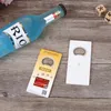 MOQ 10 pièces ouvre-bière personnalisé aimants pour réfrigérateur cadeaux promotionnels bricolage Code imprimé publicité Promotion des affaires 220621