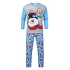 Familjsmatchande kläder Cotton Xmas Snowman Print Christmas Pyjamas PJS Set Daddy Mom Children Baby Dog All The Costume 220826
