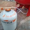 EU extérieur cuisinière à gaz Camping brûleur Propane recharge bouteille adaptateur de gaz GPL cylindre plat réservoir coupleur convertisseur