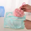 Storage Bags Creative Translucent Waterproof Cosmetic Bag Portable Travel Wash Bathroom Toothbrush Pouch Organizer BagStorage