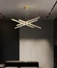 Modern pendant light dining room lighting Nordic restaurant long hanging lights office fixtures bar illumination