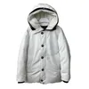 Diseñador de chaqueta para hombre Chaquetas de plumón Top Parkas Puffer de invierno último estilo Abrigo de mujer Abrigo Negro blanco Longitud media Diseño de moda Cálido