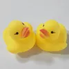 100pcs Party Favor Fashion Bath Water Duck Toy Baby Small DuckToy Mini Yellow Rubber Ducks Children Swimming Beach Gifts Gift T9314