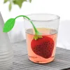 Formato de fruta Infusor Silicon Tea Leaf Ferramentas de café soltas Ferramentas de cafeteira Filtro de especiarias de ervas Limão de morango de morango