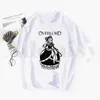 Camisetas para hombres Ainz Ooal vestido Harajuku Anime Overlord Albedo camiseta Hip Hop Girl Print Top Tees Camisetas Moda Verano T-shirtMen's