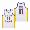 Movie Basketball Jerseys 11# John Wall Alternative High School Jersey Herrstorlek S-XXL 001