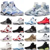 Buty do koszykówki Jumpman Retro 6 6s UNC Białe Czarne Infrared Electric Green Georgetown Midnight Navy Carmine Metallic Silver DMP Travis Brytyjskie Khaki Męskie trampki