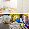 Lace Food Covers Mesh Kitchen Cooking Meal Cover Umbrella Style Anti Mosquito Fruit Vegetable Cover Foldable Table Accessories BH4809 TYJ