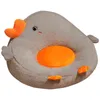 PC Yellow Grey Pink Goose Liten Plush Soffa Japan Futon Seat Cushion Floor Chair for Sitting Decoration J220704