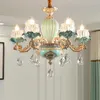 Chandelier Crystal Transparent Clear Ceiling Lamp Hanging High Quality Gifts Wedding Lighting Accessory 2022 Decoration HomeChandelier