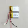 Batería de polímero LI recargable 502030 3.7V 250 mAh Batterías de litio para GPS Bluetooth auriculares Pendia de los auriculares