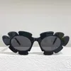 Солнцезащитные очки для мужчин и женщин, лето 40088U, стиль, солнцезащитный козырек, анти-ультрафиолетовое, ретро, пластина, лепесток, рамка, очки, случайная коробка