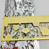 3D Sally Net Line Tape Sticker Laser S Mesh Manicure Decal Wraps Decorations Accessoires Gold Silver Nail Foly 220630