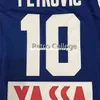 XFRSP DRAZEN Petrovic Badel Zagrzeb City Gatorade Vintage Koszykówka Jersey Wszystkie Rozmiar Haft Szyte Dostosuj dowolną nazwę i nazwę XS-6XL Vest Jes