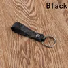 Fashion PU Leather Keychain Business Gift Key Chain for Men Women Car Key Strap Waist Wallet Keychains Keyrings 3 Colors