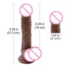 Nxy Dongs Dongs Realistico Ventosa Dildo Simulazione Penile G Spot Stimolazione della prostata Masturbatore femminile Coppie Preliminari Flirt Toy 220426