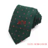 Blackish Grenn Ties dla mężczyzn kobiety bawełniane kraciaste krawat