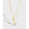 Small Heart Pendant Necklace Chain For Women Wedding Charm Fashion Jewelry