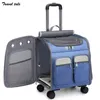 Travel Tale Klein Dier Puppy Konijn Carrier Grote Capaciteit Spinner Wiel Trolley Rugzak Foldin Kat Tas J220708 J220708