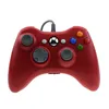 USB Kablolu Gamepad Joystick Oyun Denetleyicisi Microsoft Xbox 360 PC Windows 7 / 8/10 Logo ve Perakende Kutusu Dropshipping