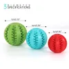 Pet Dog Toy Interactive Rubber Balls para pequeños perros grandes Puppy Cat Toys Toys Pet Tooth Cleaning Indestructible Food Ball 0628